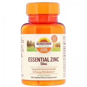 Sundown Zinco 50MG Com100 Capsulas