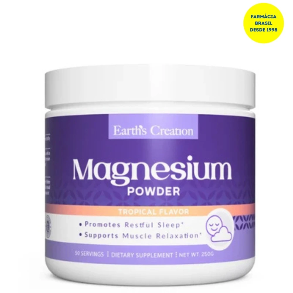 Magnésio, Citrate e Glicinate power em Pó  250g