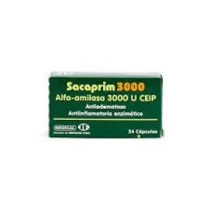 Sacaprim 3000 Alfa Amilasa 3000 U Ceip 24 Capsulas