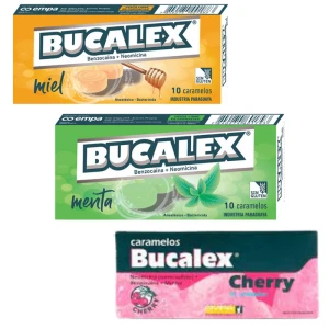 Bucalex em caramelos 10 balas