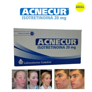 Roacutan Isotretinoina 20 Mg Acnecur 30 Capsulas