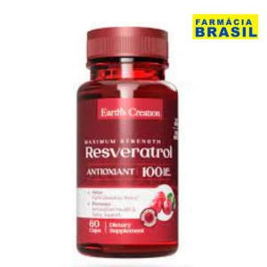 Earth s Creation Resveratrol 100MG X 60 Capsulas