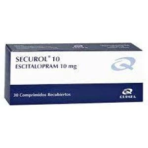 Securol Escitalopram 10mg com 30 comprimidos 