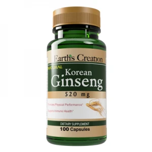 Korean Ginseng 520MG 100 Capsulas