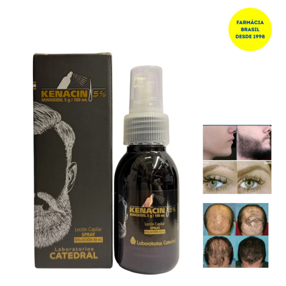 Minoxidil  spray kenacin 5% 50 ml