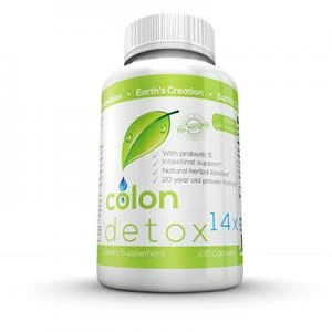 Earth s Creation Colon Detox 14X 100 Capsulas