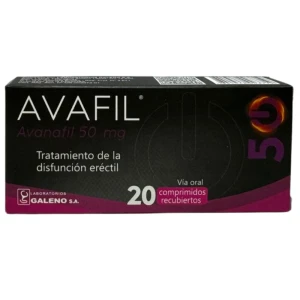 Avafil Avanafil Stendra Levitra Avanafila 50 Mg 20 Comprimidos