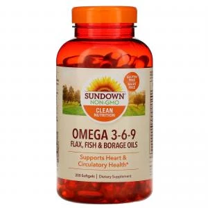 Sundown Triple Omega 9 200 Capsulas