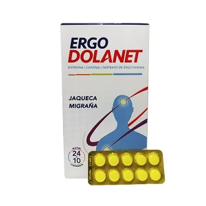 Ergo Dolanete com 10 comprimidos  dores de cabeça fortes enxaqueca