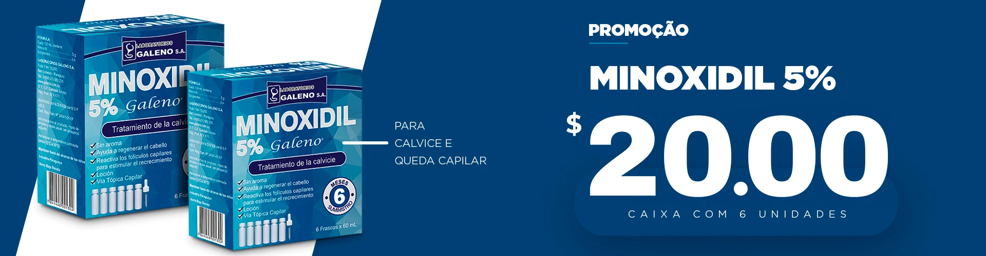Slider - Promoção Minoxidil
